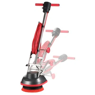 Vevor Commercial Floor Scrubber Machine, Heavy Duty Floor Cleaner Polisher With 2 Wheels,  Professional El