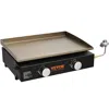 Vevor Commercial Griddle, 22.4" Heavy Duty Manual Flat Top Griddle, Countertop Gas Grill With Non-stick Co