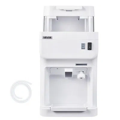 Vevor Commercial Ice Shaver 220lbs/h Electric Ice Crusher Snow Cone Maker White
