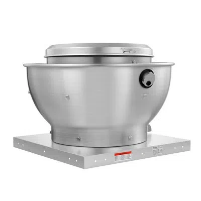 Vevor Commercial Kitchen Exhaust Fan, 2109 Cfm Restaurant Canopy Hood Exhaust Fan, 0.75hp 560w Direct Driv In Stainless Steel;silver