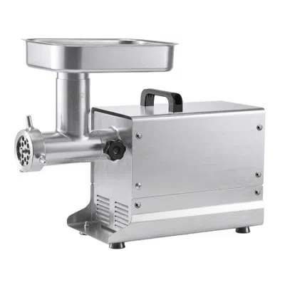 Vevor Commercial Meat Grinder, 11 Lbs/min Capacity, #12 Electric Meat Mincer With 3 Plates, 3 Sausage Stuf In Silver