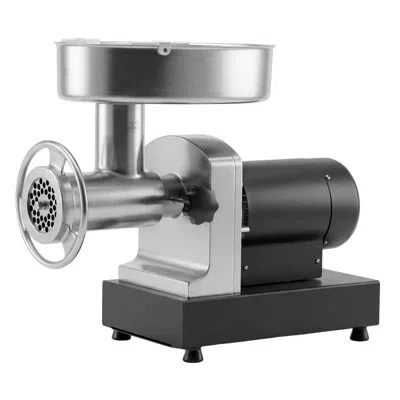 Vevor Commercial Meat Grinder, 21 Lbs/min Capacity, #32 Electric Meat Mincer With 3 Plates, 3 Sausage Stuf In Gray