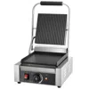 Vevor Commercial Panini Grill, 1800w Electric Sandwich Panini Maker, Stainless Steel Sandwichs Press Grill In Black