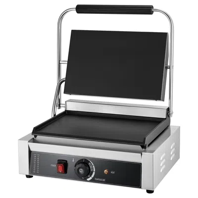 Vevor Commercial Panini Grill, 1800w Electric Sandwich Panini Maker, Stainless Steel Sandwichs Press Grill In Silver