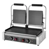 Vevor Commercial Panini Grill, 3600w Electric Sandwich Panini Maker, Stainless Steel Double Sandwichs Pres In Gray