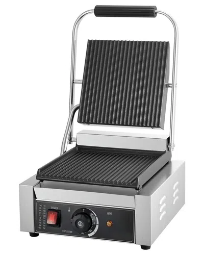 Vevor Commercial Panini Grill In Gray