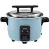 Vevor Commercial Rice Cooker 40-cup Non-stick Pot 8l 24h Keep Warm Restaurant - Light Blue In Blue