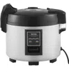 Vevor Commercial Rice Cooker 60-cup Non-stick Pot 13l 12h Keep Warm Restaurant - Silver