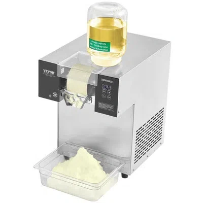 Vevor Commercial Snowflake Ice Machine 397lbs/24h Stainless Steel For Ice Cream