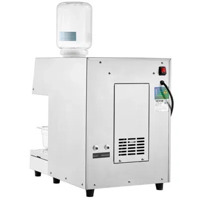 Vevor Commercial Snowflake Ice Machine 397lbs/24h Stainless Steel For Ice Cream