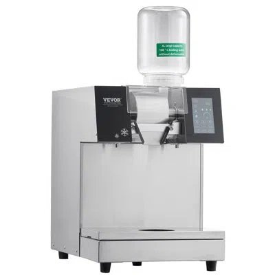 Vevor Commercial Snowflake Ice Machine 529lbs/24h Stainless Steel For Ice Cream