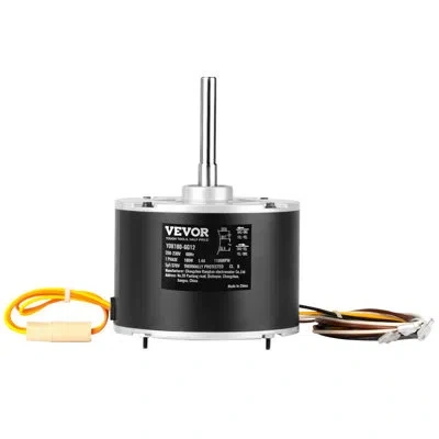 Vevor Condenser Fan Motor 5kcp39egs070s, 5kcp39egy823s, 1/4 Hp 208-230v, 1100rpm, Oem Standard Upgraded Re In Silver;black