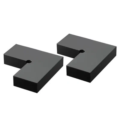 Vevor Corner Connectors For Handrail Extension For Cable Railing Pom In Matte Black
