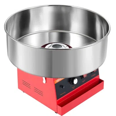Vevor Cotton Candy Machine Commercial 1000w Electric Candy Floss Maker Red, Ideal For Home, Carnival, Birt In Gray
