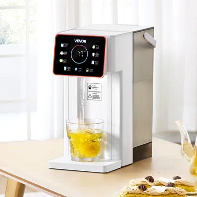 Vevor Countertop Instant Hot Water Dispenser With 6 Temps 7 Volumes 101oz Tank In White