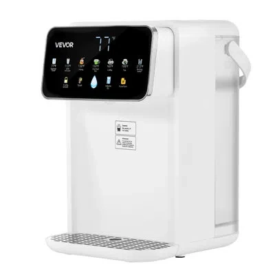 Vevor Countertop Instant Hot Water Dispenser With 7 Temps 7 Volumes 118oz Tank In White