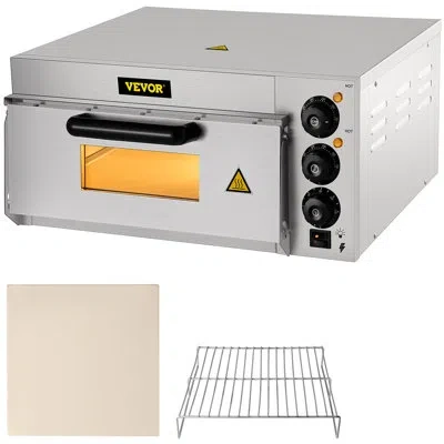 Vevor Countertop Pizza Oven In Silver