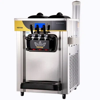Vevor Countertop Soft Serve Ice Cream Maker In Silver