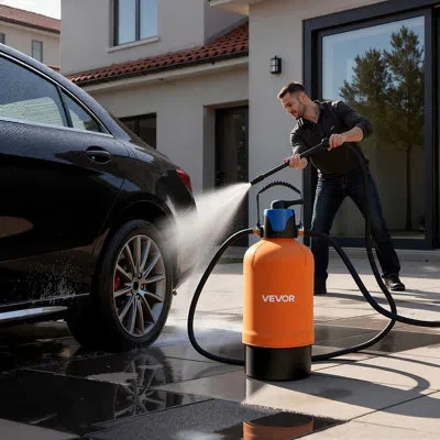 Vevor Deionized Water System For Car Wash, Spotless Car Wash Water System With 10l Di Resin, Bypass Valve 