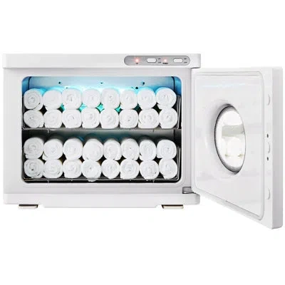 Vevor Designer Towel Rail Electric Towel Warmer In Brushed;blanc