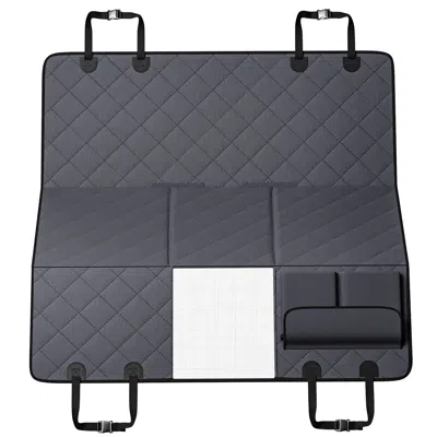 Vevor Dog Car Seat Cover For Back Seat 54 X 24 In Waterproof 600d For Cars In Gray