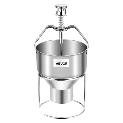 Vevor Donut Depositor Manual Doughnut Dropper Hopper Stainless Steel Batter Dispenser - Silver
