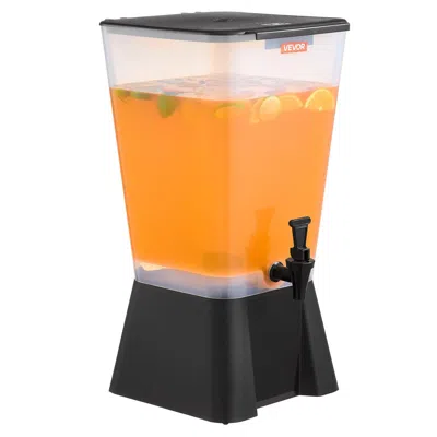 Vevor Drink Dispenser 5 Gal Beverage Dispenser For Parties Plastic With Spigot - Black