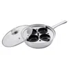 Vevor 4-cup Poached Egg Maker In Silver