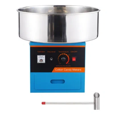 Vevor Electric Cotton Candy Machine, 1000w Candy Floss Maker, Commercial Cotton Candy Machine With Stainle In Silver
