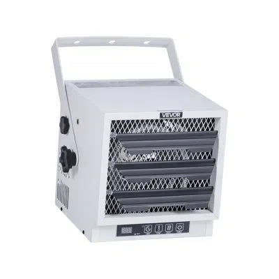 Vevor Electric Garage Heater 4800w With Remote Control Ceiling For Workshop In White