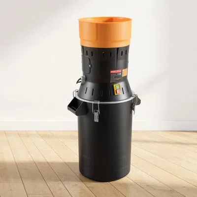 Vevor Electric Grain Mill Grinder, 600w High Power Commercial Spice Grinder, 6.6 Gal Pulverizer Powder Mac In Black
