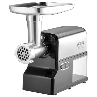 Vevor Electric Meat Grinder 4.2 Lbs/min Sausage Stuffer Maker For Home Kitchen - Black In Silver