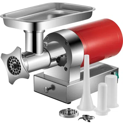 Vevor Electric Meat Grinder, 661 Lbs/hour1100 W Meat Grinder Machine, 1.5 Hp Electric Meat Mincer With 2 G In Silver
