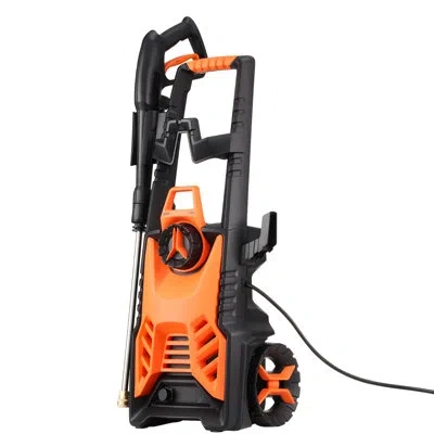 Vevor Electric Pressure Washer Max 4500 Psi 3.2 Gpm With Nozzles & Foam Cannon In Black