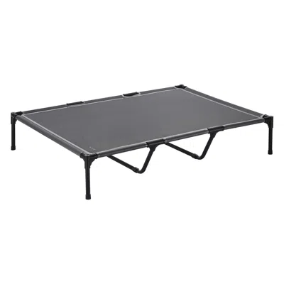 Vevor Elevated Dog Bed For Large Dog Portable Raised Dog Cot With Metal Frame Xl In Transparent