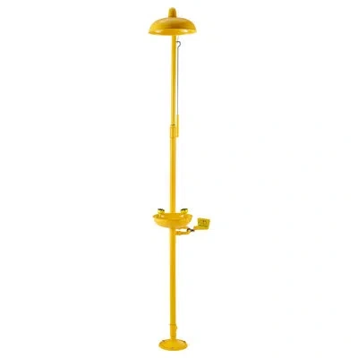 Vevor Emergency Shower Eye Wash Station, 34.25 X 15.75 X 91.73 Inch 304 Stainless Steel Eyewash And Shower In Gold