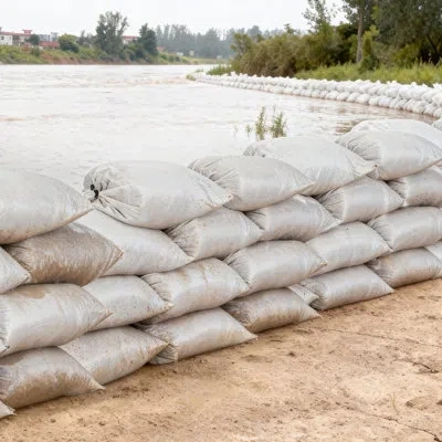 Vevor Empty Sandbags, 1000 Packs 16 X 26 In, Heavy Duty Sand Bags Sacks With Ties, 50lb Capacity Woven Pol In White