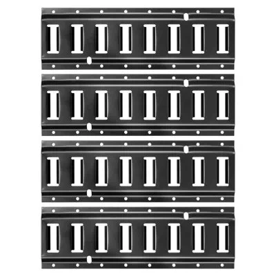 Vevor E-track Tie-down Rail Kit, 1.3 Ft E Track Rails, 2 U-shaped Hooks, 2 Tool Holders, 2 Track Shelf Bra In Matte Black