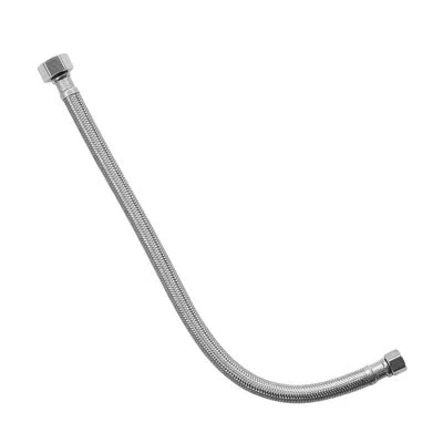 Vevor Faucet Supply Line Connector 16 In Length Braided Stainless Steel In Silver