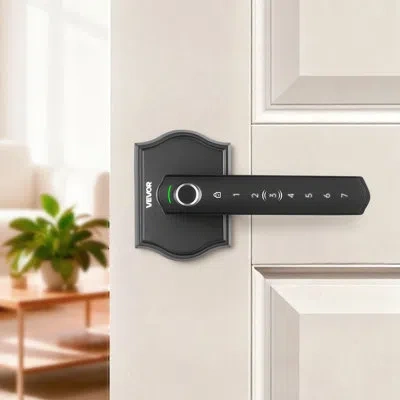 Vevor Fingerprint Door Lock Set, Electronic Biometric Knob Keyless Entry Door Lock With Handle, Auto Locki