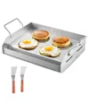 Vevor Flat Top Griddle Pan In Metallic