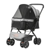 Vevor Foldable Standard Stroller In Black;gray