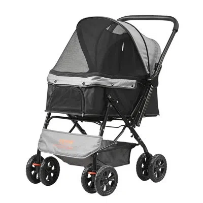 Vevor Foldable Standard Stroller In Black;gray