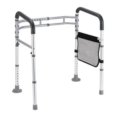 Vevor Foldable Toilet Safety Rail Toilet Rail With Non-slip Handles For Seniors