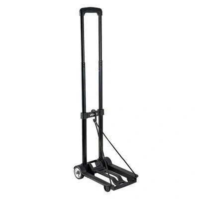 Vevor Folding Hand Truck 110 Lbs Platform Cart Dolly Trolley Cart For Moving In Black