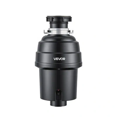 Vevor Food Waste Garbage Disposal, 1hp 3500rpm Dc Motor, Continuous Feed Kitchen Sink Garbage Disposer, Ez In Stainless Steel
