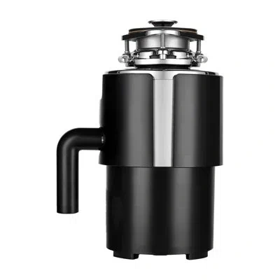 Vevor Food Waste Garbage Disposal, 3/4hp 1500rpm Ac Motor, Continuous Feed Kitchen Sink Garbage Disposer,  In Matte Black