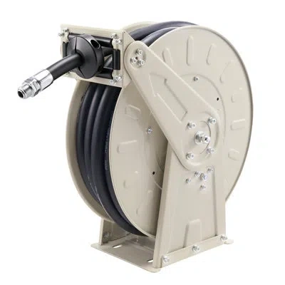 Vevor Fuel Hose Reel, 3/4 Inch X 50 Ft Retractable, Spring Driven Auto Swivel Rewind, 300 Psi, Heavy-duty  In Neutral