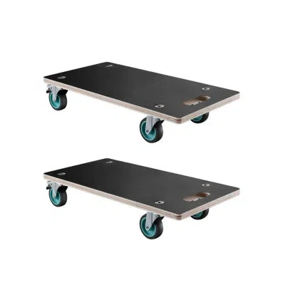 Vevor Furniture Dolly 551 Lbs Furniture Moving Dollies With 4 Tpr Silent Wheels In Black