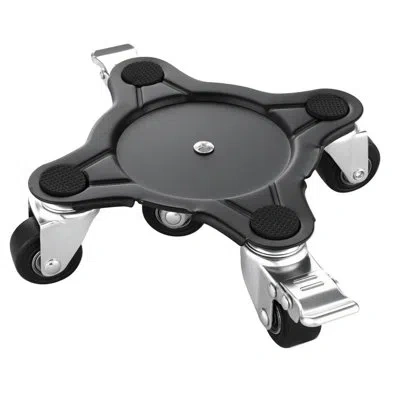 Vevor Furniture Dolly Heavy Duty Furniture Mover With 5 Wheels 2000 Lbs Capacity In Silver;black